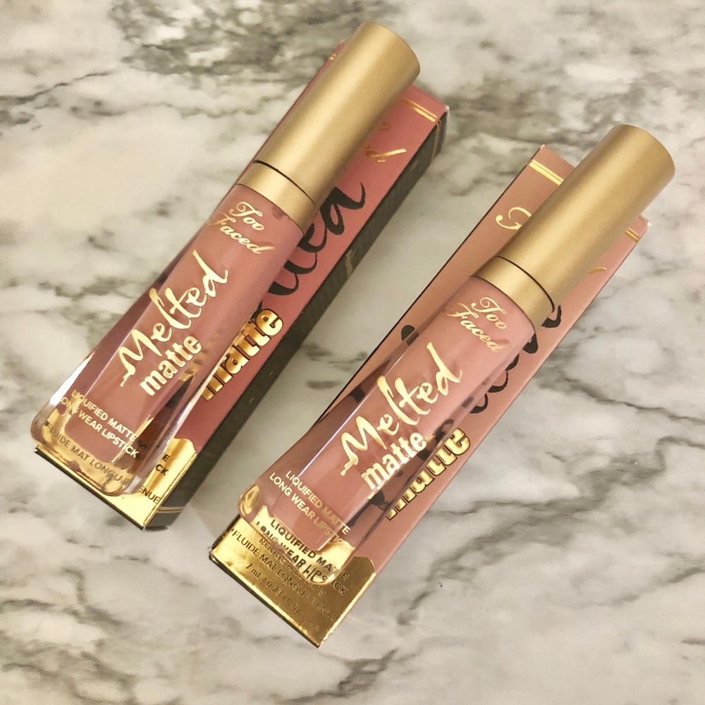 Too Faced Melted Matte lipsticks